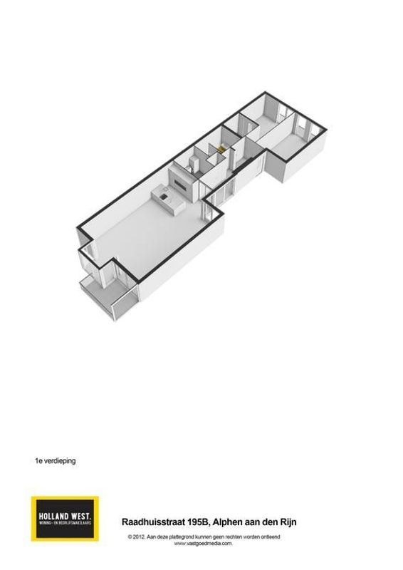 Raadhuisstraat 195-B Floorplan Blur 2