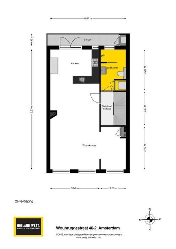Woubruggestraat 46-2 Floorplan Blur 1