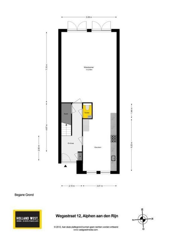 Wegastraat 12 Floorplan Blur 2
