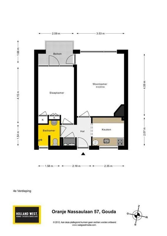 Oranje-Nassaulaan 57 Floorplan Blur 1