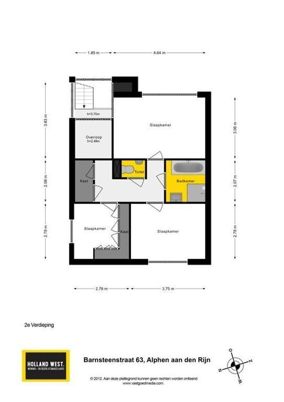 Barnsteenstraat 63 Floorplan Blur 2