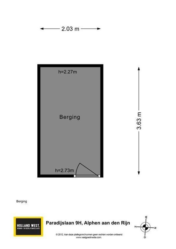 Paradijslaan 9-H Floorplan Blur 1