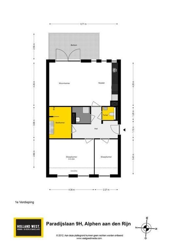 Paradijslaan 9-H Floorplan Blur 0