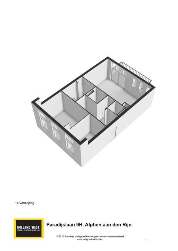 Paradijslaan 9-H Floorplan Blur 2