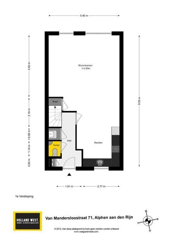 Van Mandersloostraat 71 Floorplan Blur 0