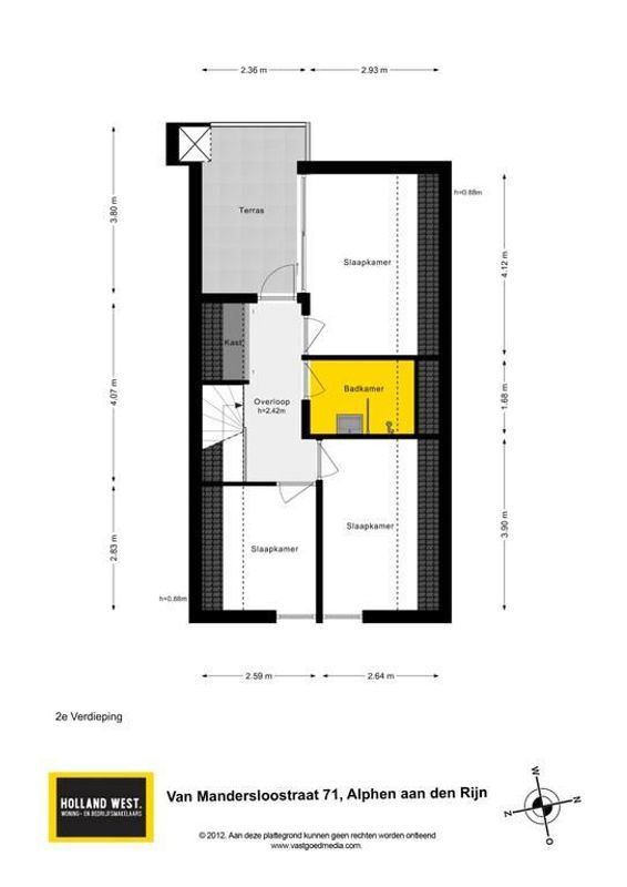 Van Mandersloostraat 71 Floorplan Blur 1