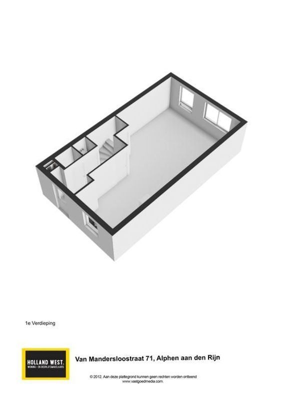 Van Mandersloostraat 71 Floorplan Blur 3