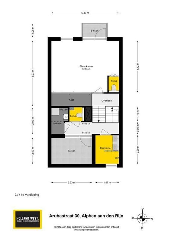Arubastraat 30 Floorplan Blur 4