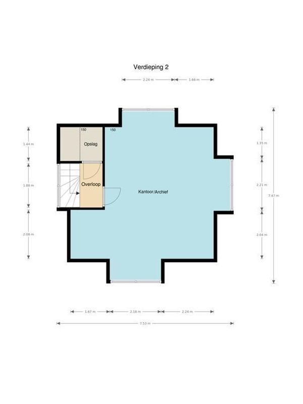 Wilhelminalaan 10 Floorplan Blur 1