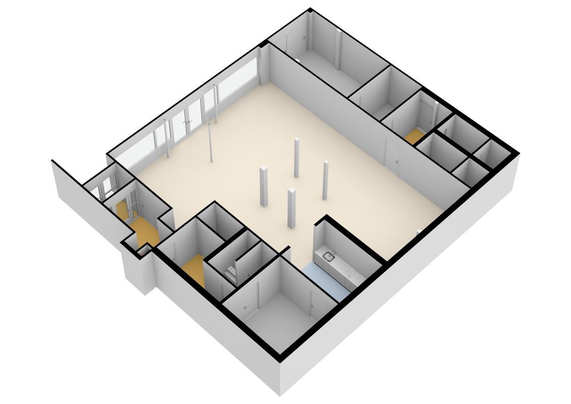 Van Nesstraat 1-A Floorplan Blur 3