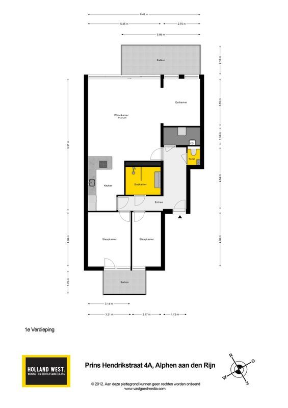 Prins Hendrikstraat 4-A Floorplan Blur 2