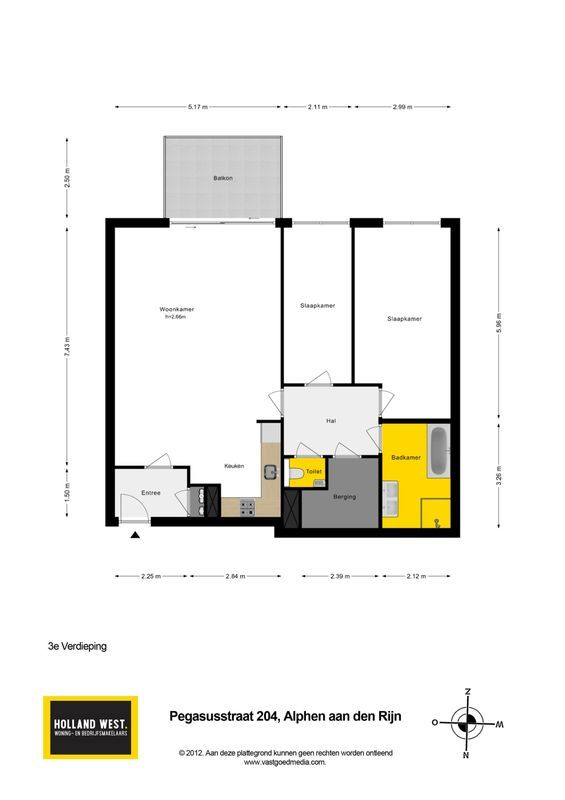 Pegasusstraat 204 Floorplan Blur 2