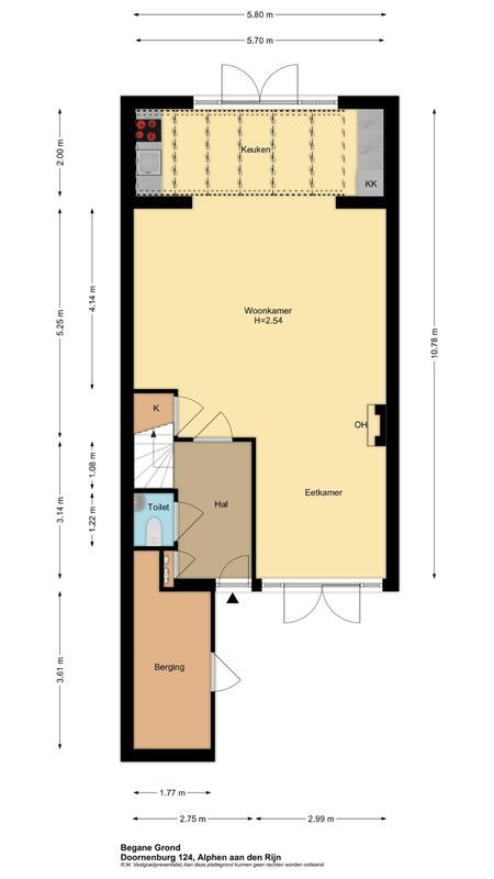 Doornenburg 124 Floorplan Blur 0