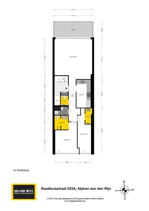 Raadhuisstraat 253-A Floorplan Blur 0