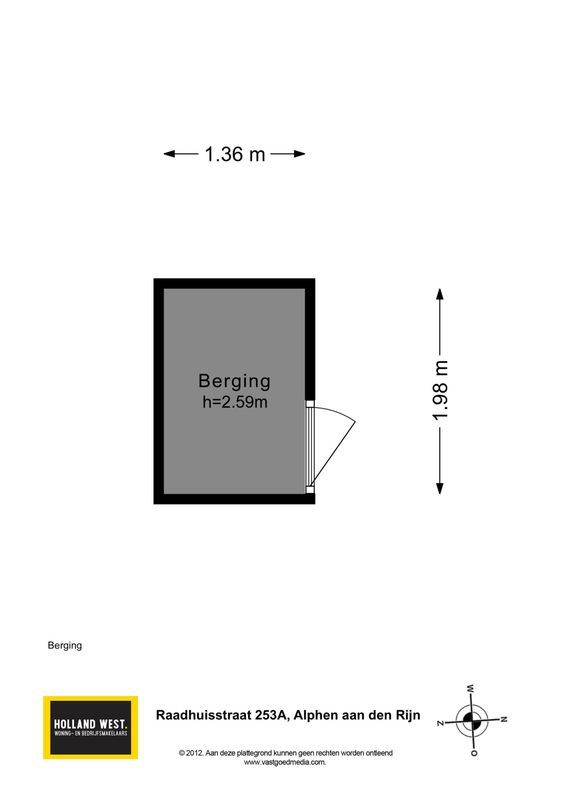 Raadhuisstraat 253-A Floorplan Blur 1