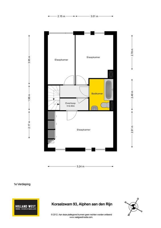 Koraalzwam 93 Floorplan Blur 2