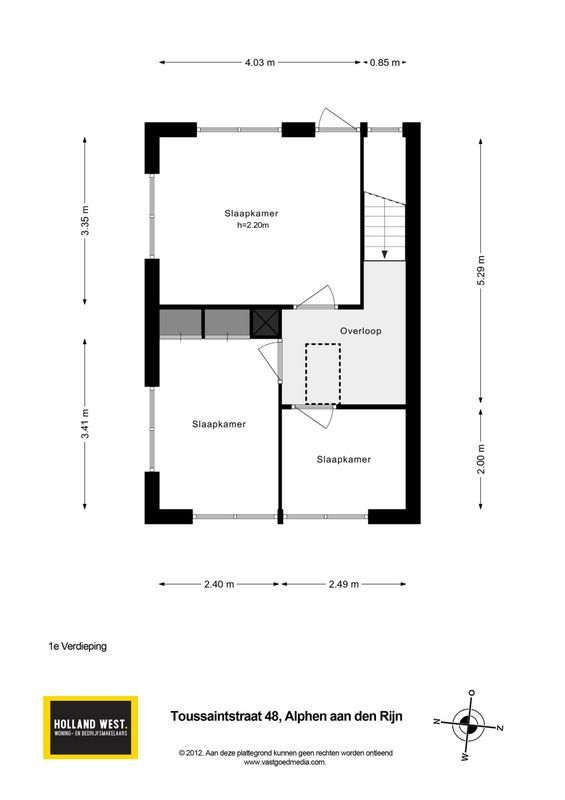 Toussaintstraat 48 Floorplan Blur 1
