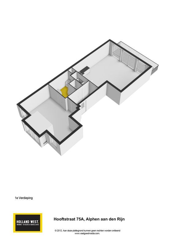 Hooftstraat 75-A Floorplan Blur 4