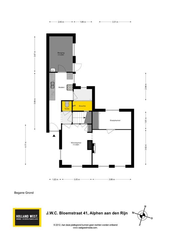 J.W.C. Bloemstraat 41 Floorplan Blur 0