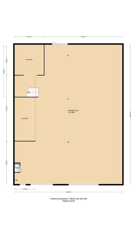 Ondernemingsweg Floorplan Blur 0