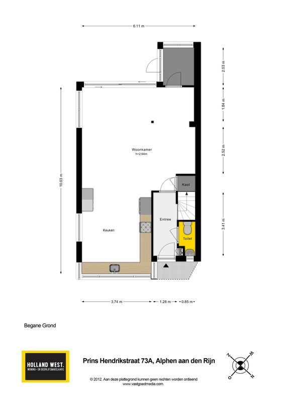 Prins Hendrikstraat 73-A Floorplan Blur 1