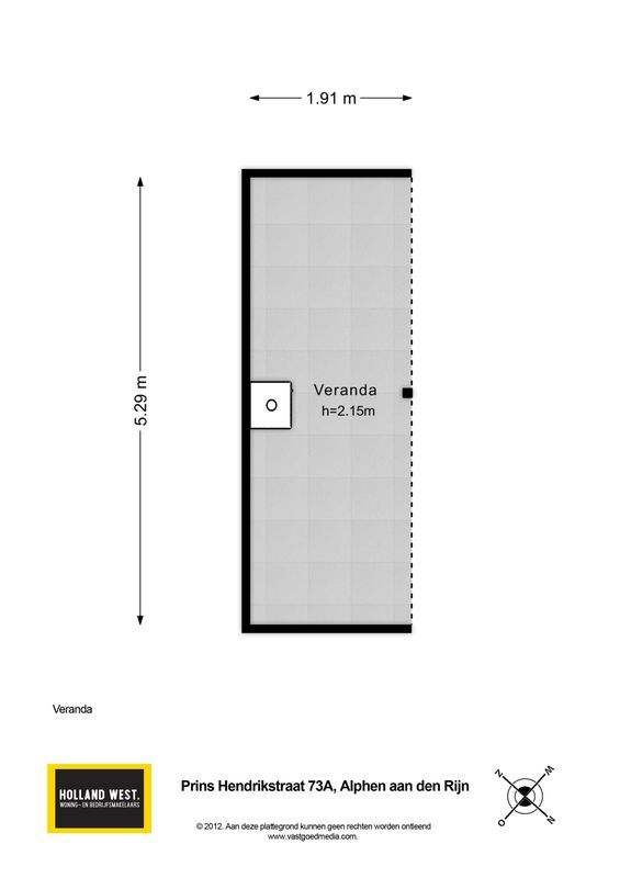 Prins Hendrikstraat 73-A Floorplan Blur 4