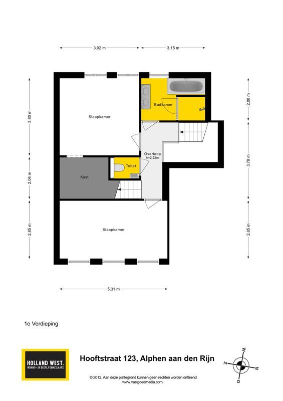 Hooftstraat 123 Floorplan Blur 1