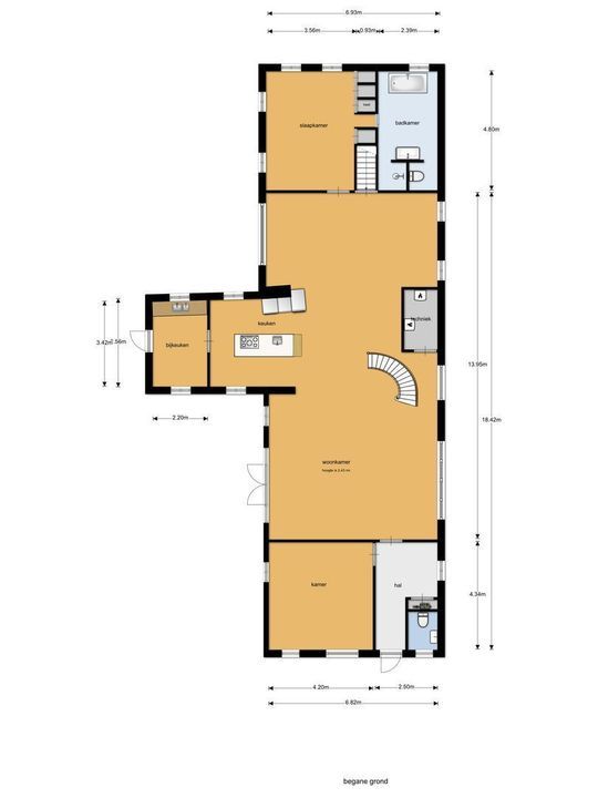 Peperstraat, Bruchem plattegrond-