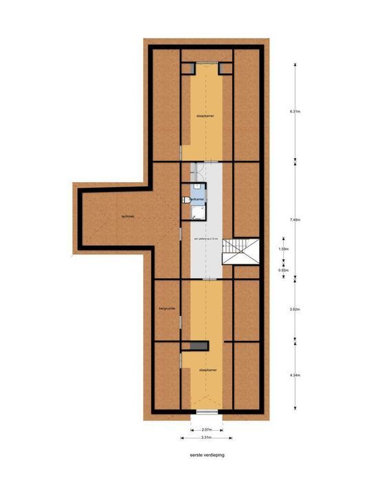 Peperstraat, Bruchem plattegrond-