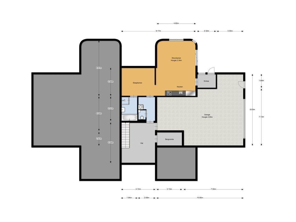 Nieuwe Veenendaalseweg 207, Rhenen plattegrond-