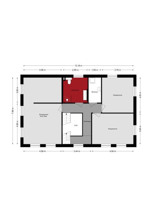 Overschiese Kleiweg 715, Rotterdam plattegrond-