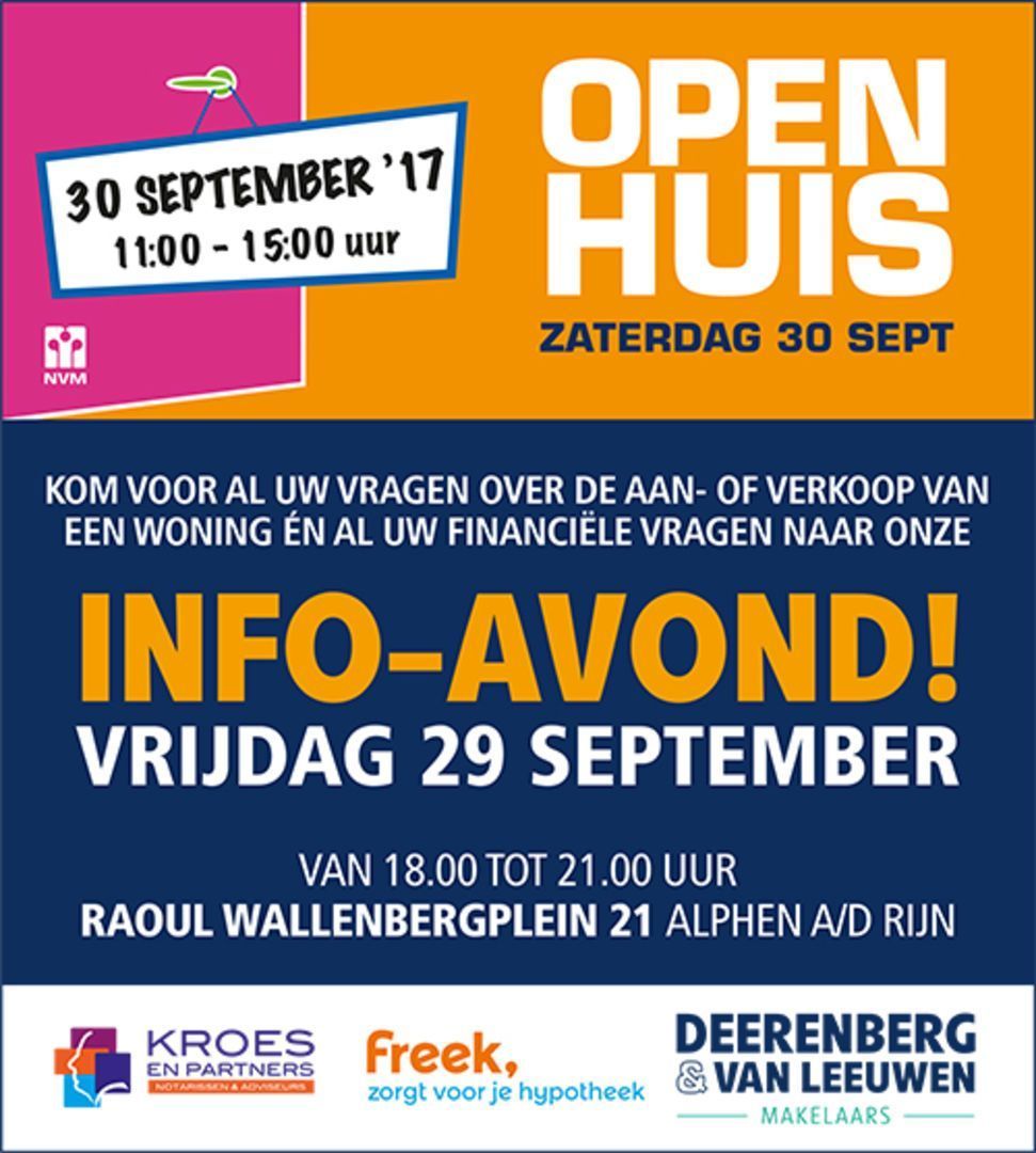 Informatieavond 29 september
