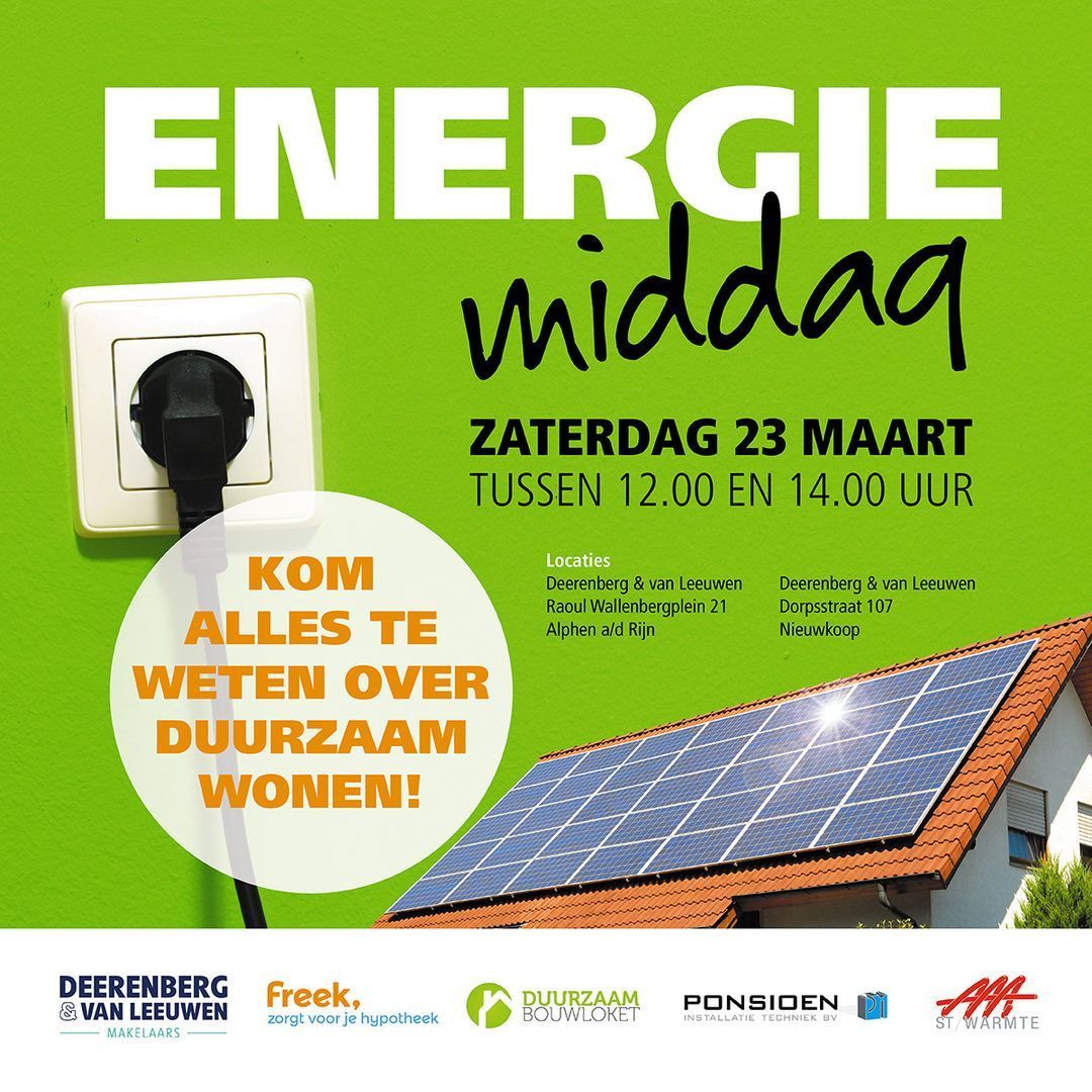 Energiemiddag 23 maart