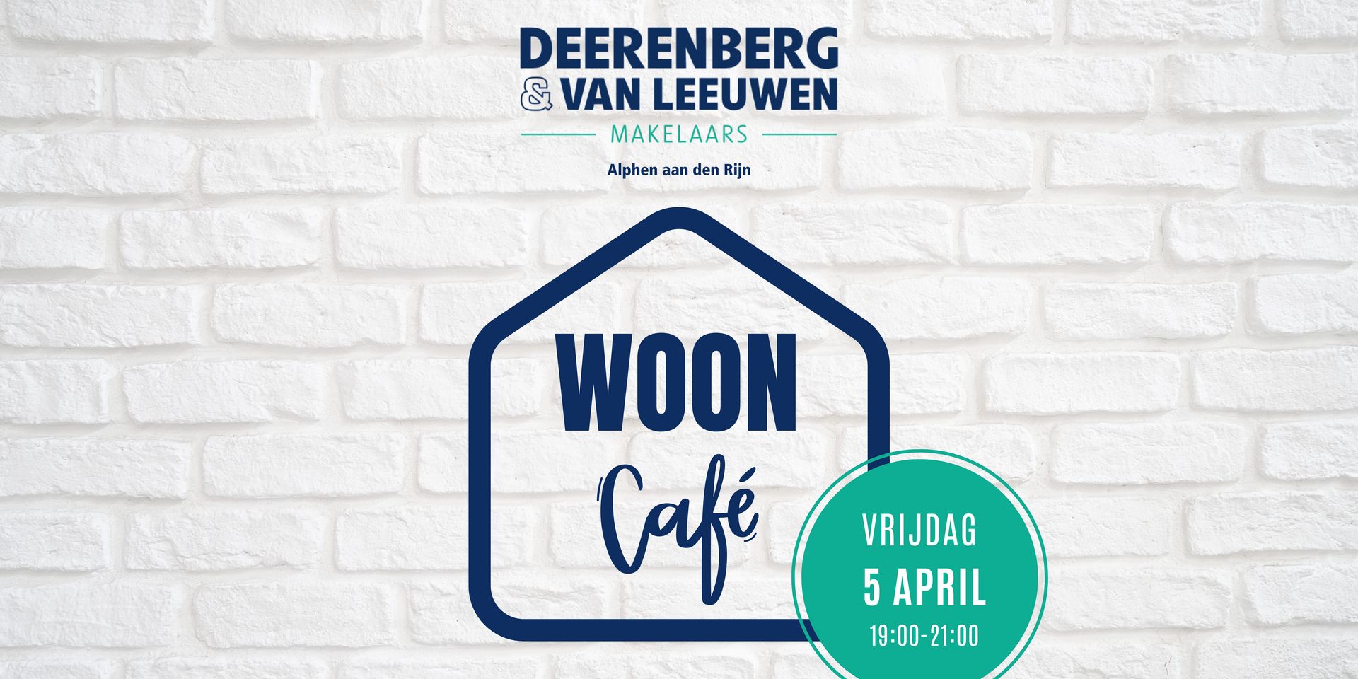 Kom naar ons WoonCafé op vrijdagavond 5 april van 19:00 tot 21:00 in Alphen aan den Rijn.
