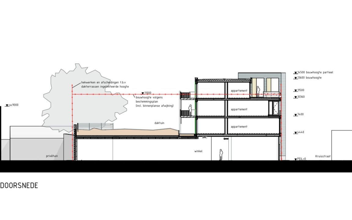 Kruisstraat, Delft plattegrond-1