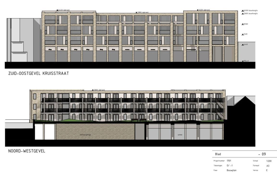 Kruisstraat, Delft plattegrond-2