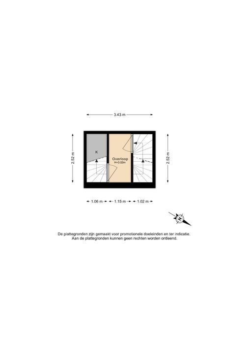Voorstraat 9 B, Delft plattegrond-0