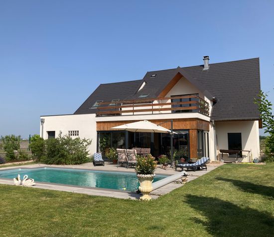 Recently built villa in Alsace, Oberhergheim (Colmar)