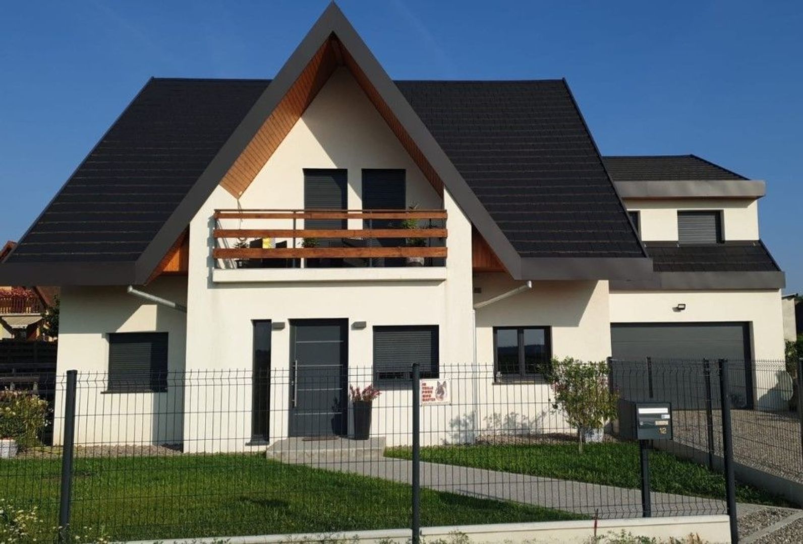 Recently built villa in Alsace, Oberhergheim (Colmar) foto-1