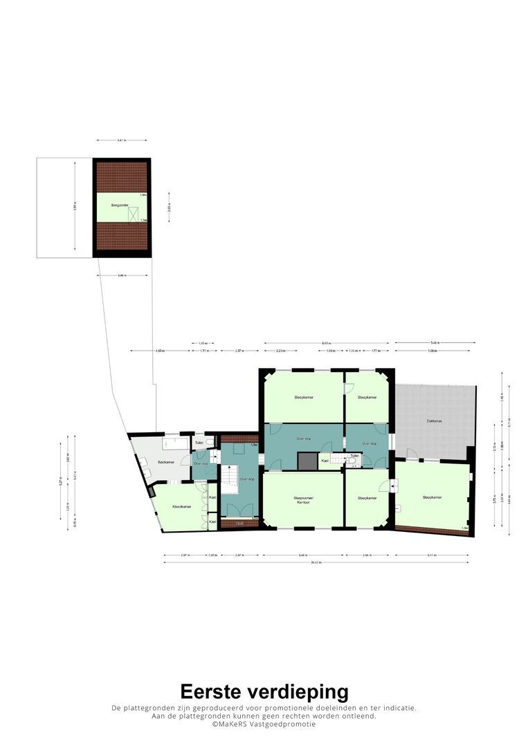 Beekstraat 4, Thorn plattegrond-1