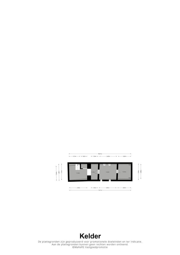 Beekstraat 4, Thorn plattegrond-3