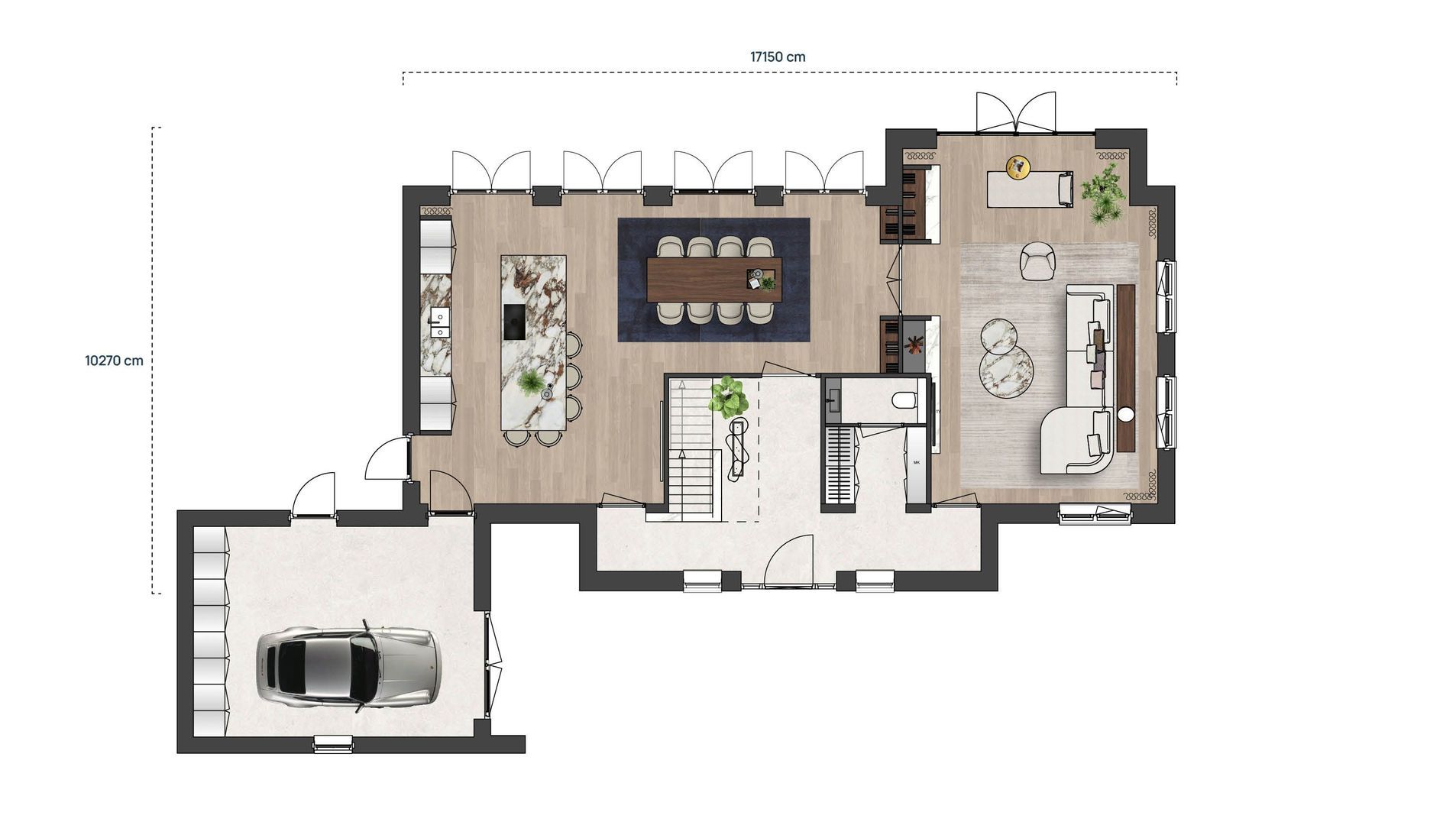 Ganzeneiland - villa 5, Oegstgeest plattegrond-0