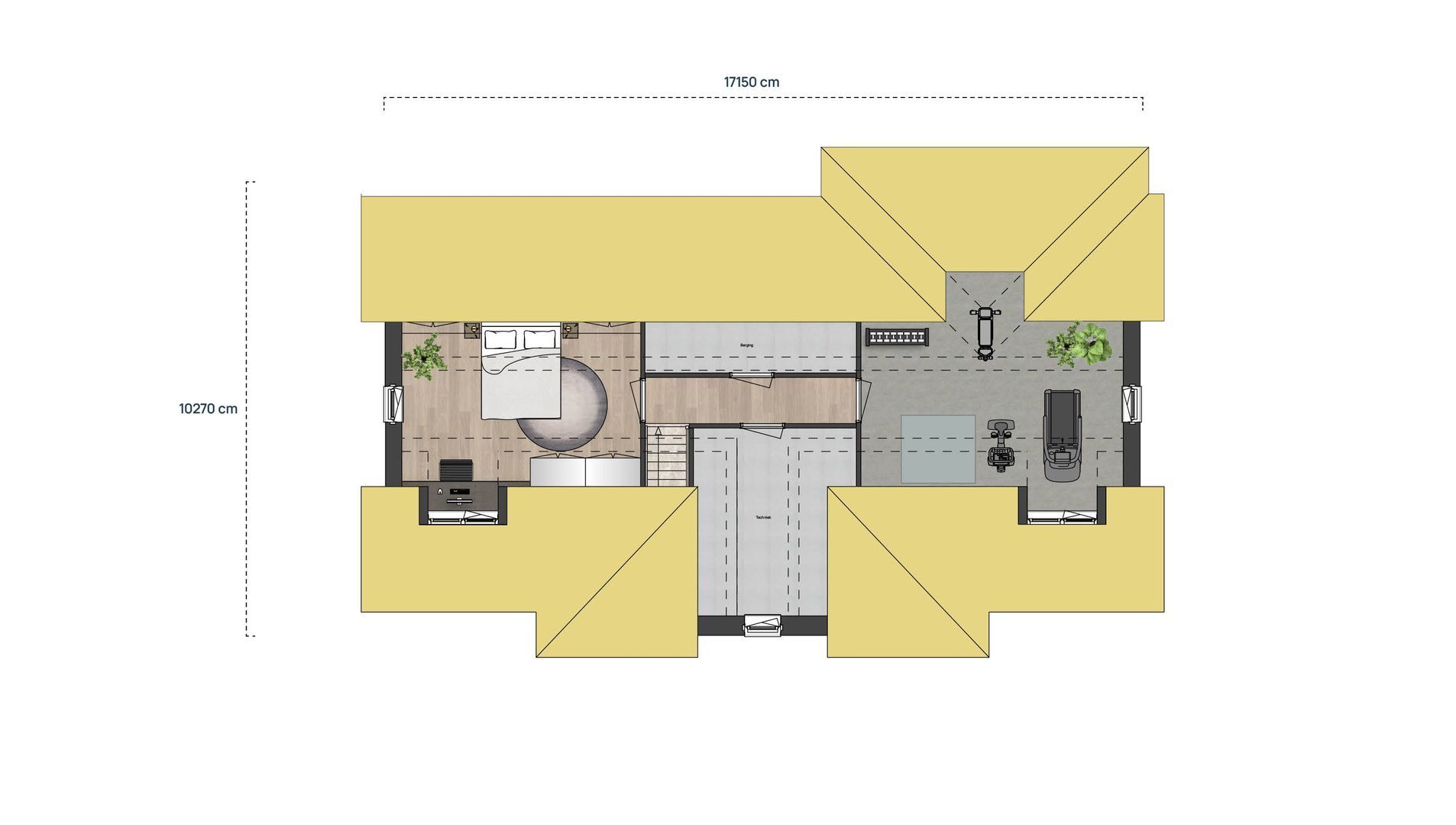 Ganzeneiland - villa 5, Oegstgeest plattegrond-3