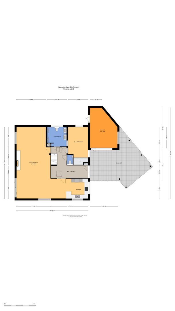 Warnsbornlaan 4, Arnhem plattegrond-0