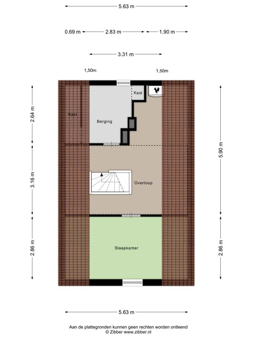 Hammerweg 64, Ommen plattegrond-3
