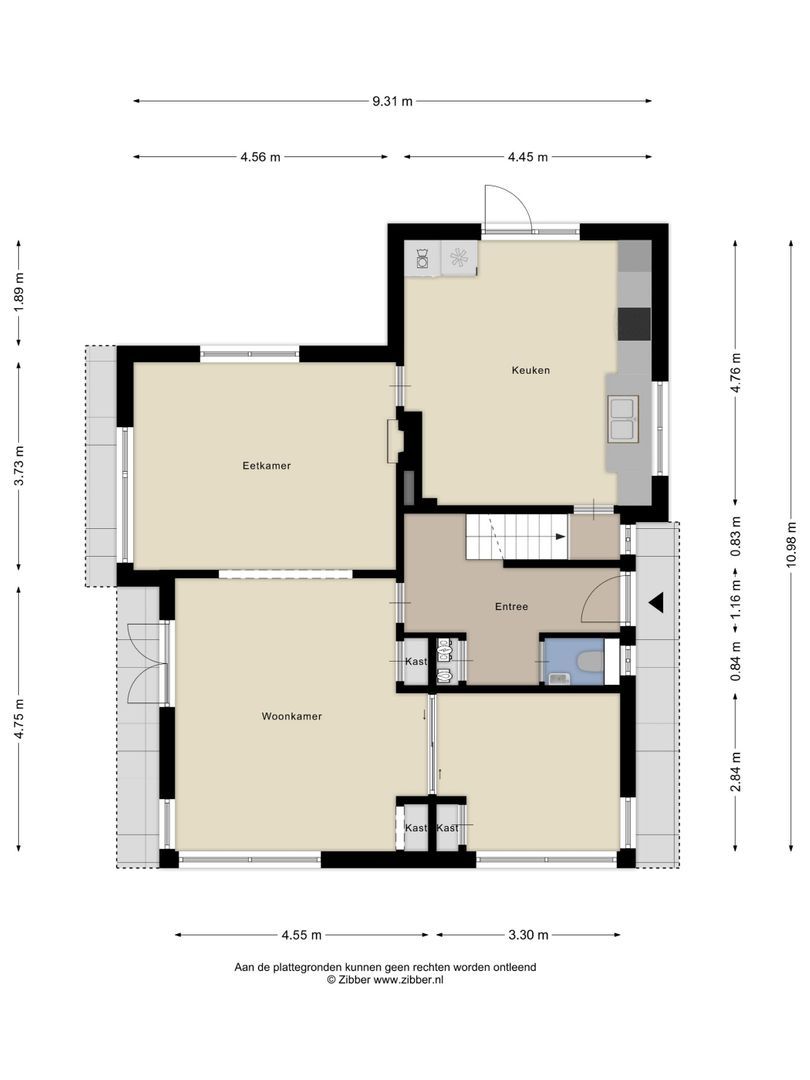 Hammerweg 64, Ommen plattegrond-0