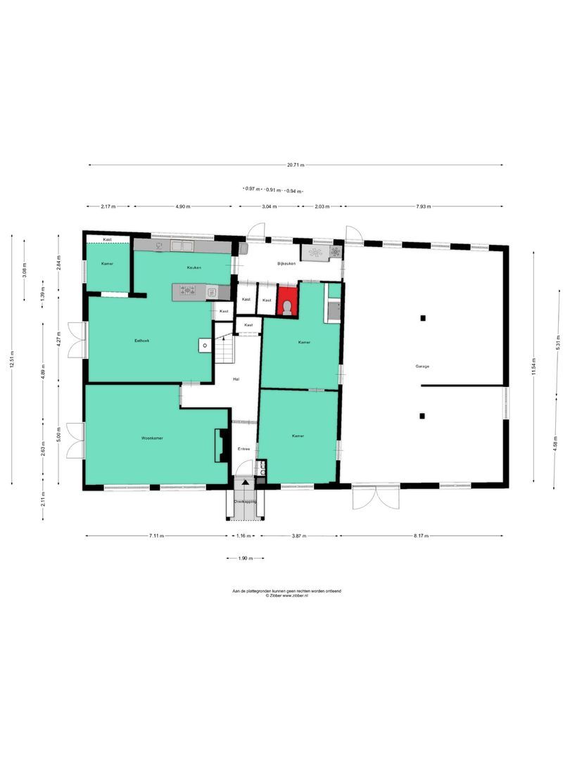Elzen 4, Boekel plattegrond-0