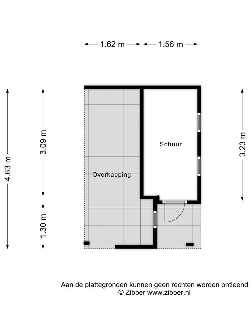 Elzen 4, Boekel plattegrond-5