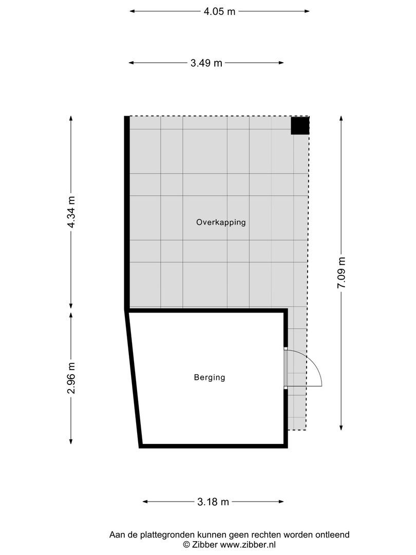 Klein Hoefblad 17, Uden plattegrond-2
