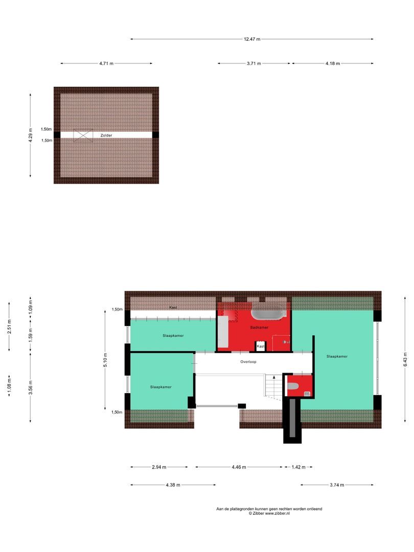 Klein Hoefblad 17, Uden plattegrond-1